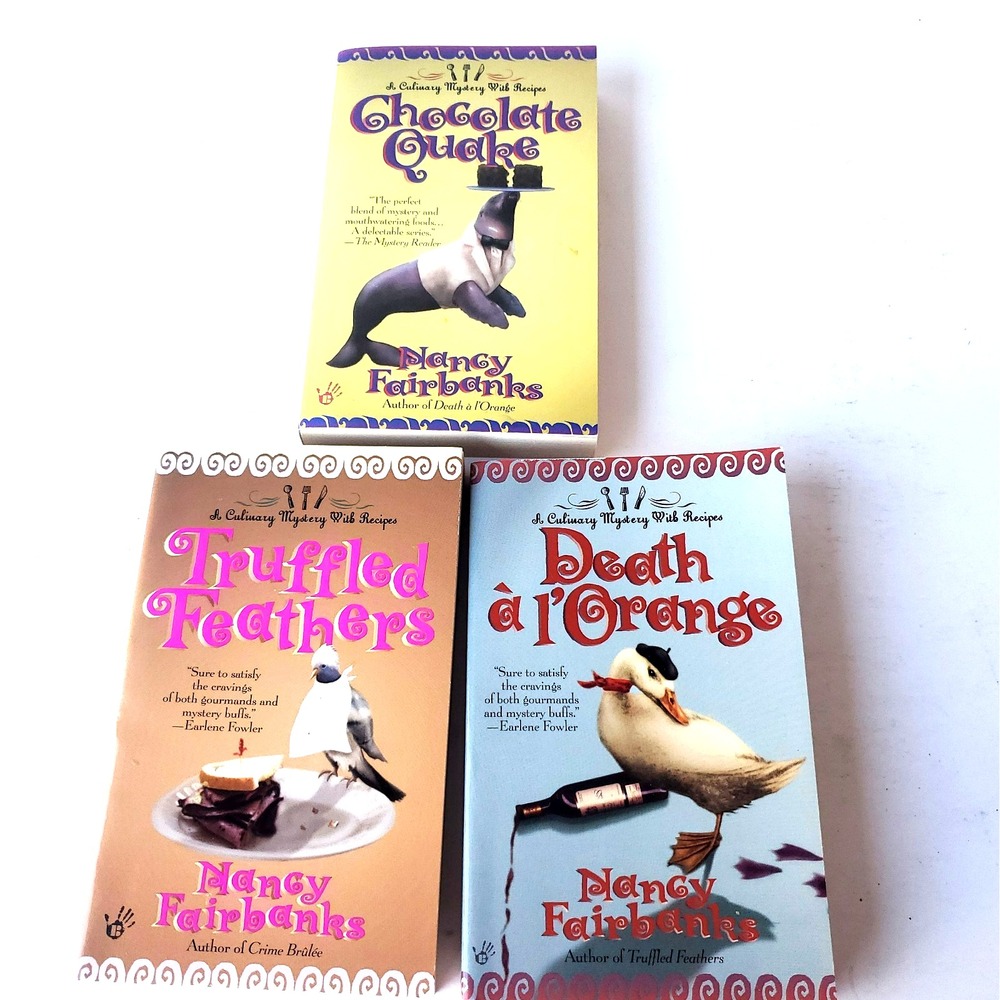 Culinary Cozy Mysteries Series Nancy Fairbanks Lot of 3 PB NOS